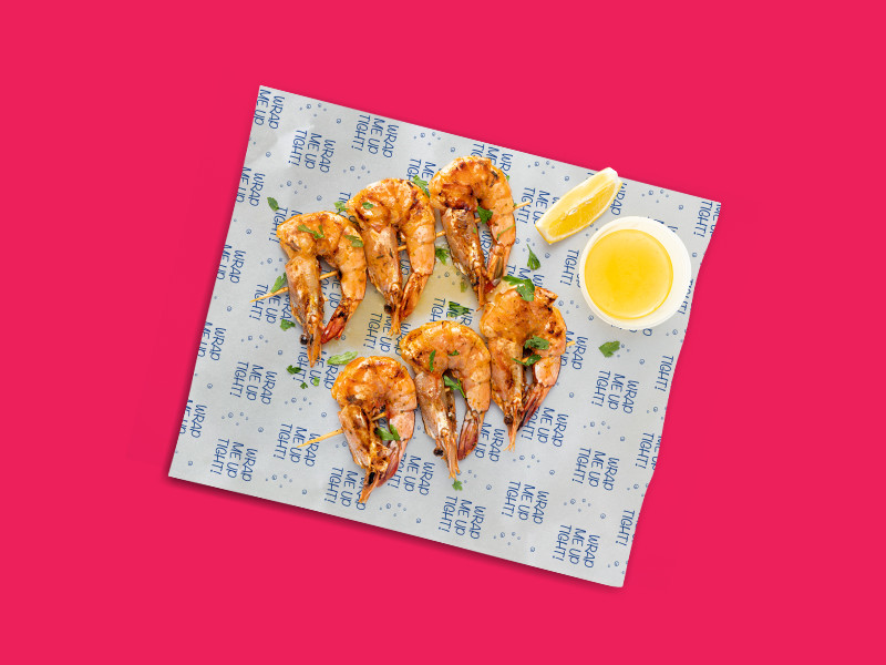 الربيان الجامبو المشوي