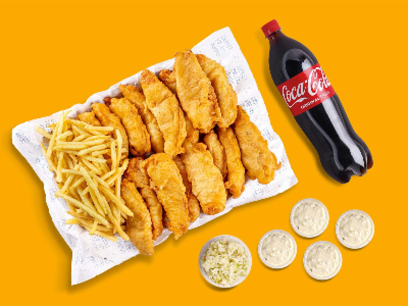 وجبة سمك كاتش العائلية