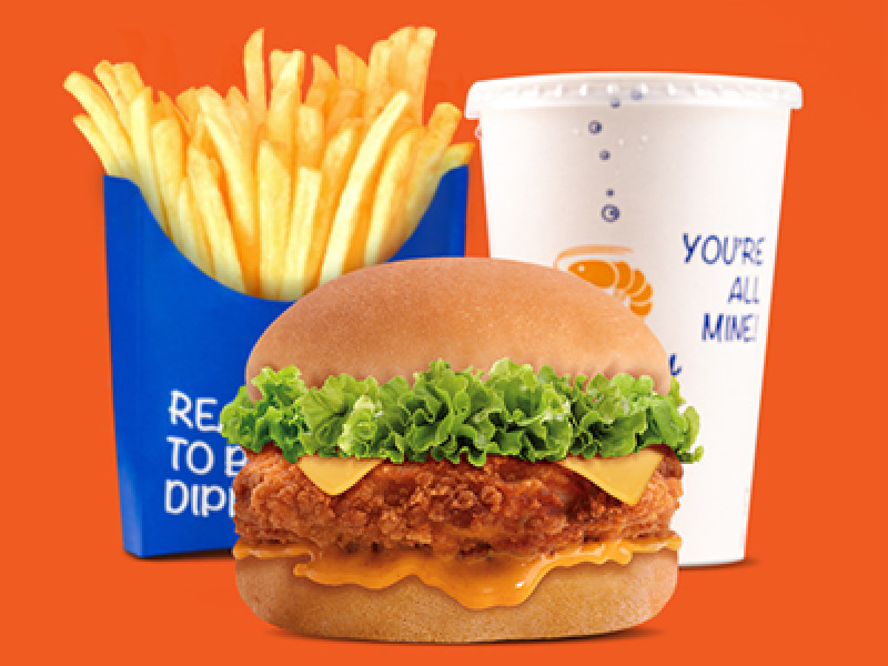 وجبة سبايسي فيليه الدجاج